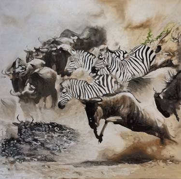 Original Impressionism Animal Paintings by Inanda Page
