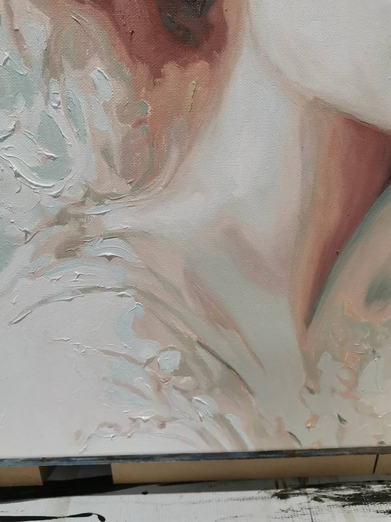 Original Impressionism People Painting by Inanda Page