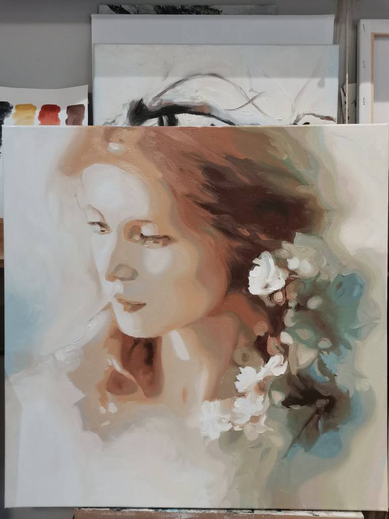 Original Portrait Painting by Inanda Page
