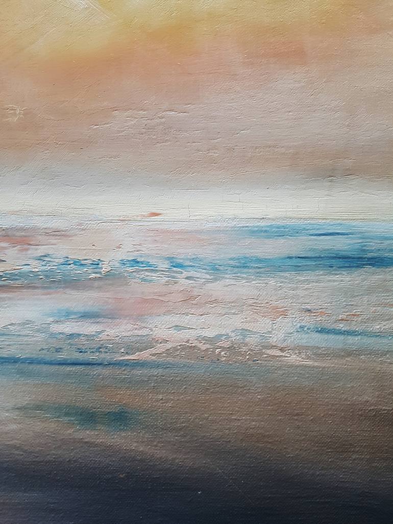 Original Expressionism Seascape Painting by Inanda Page