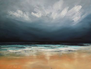 Original Expressionism Beach Paintings by Inanda Page