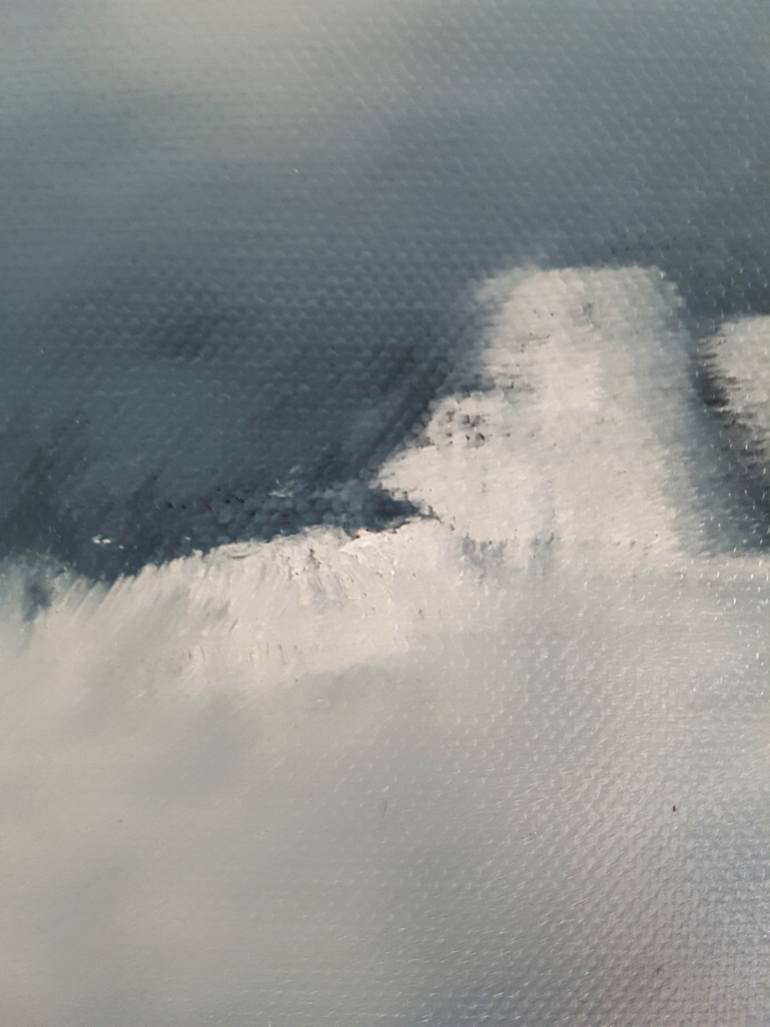 Original Abstract Expressionism Landscape Painting by Inanda Page