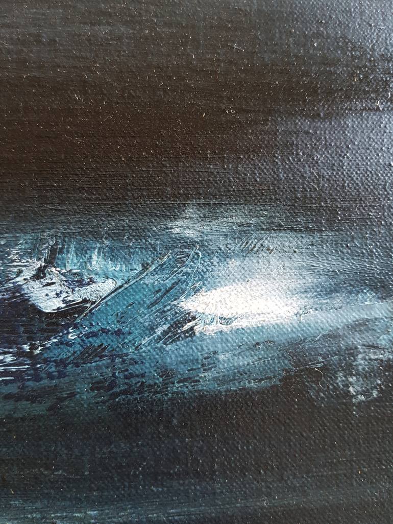 Original Expressionism Seascape Painting by Inanda Page