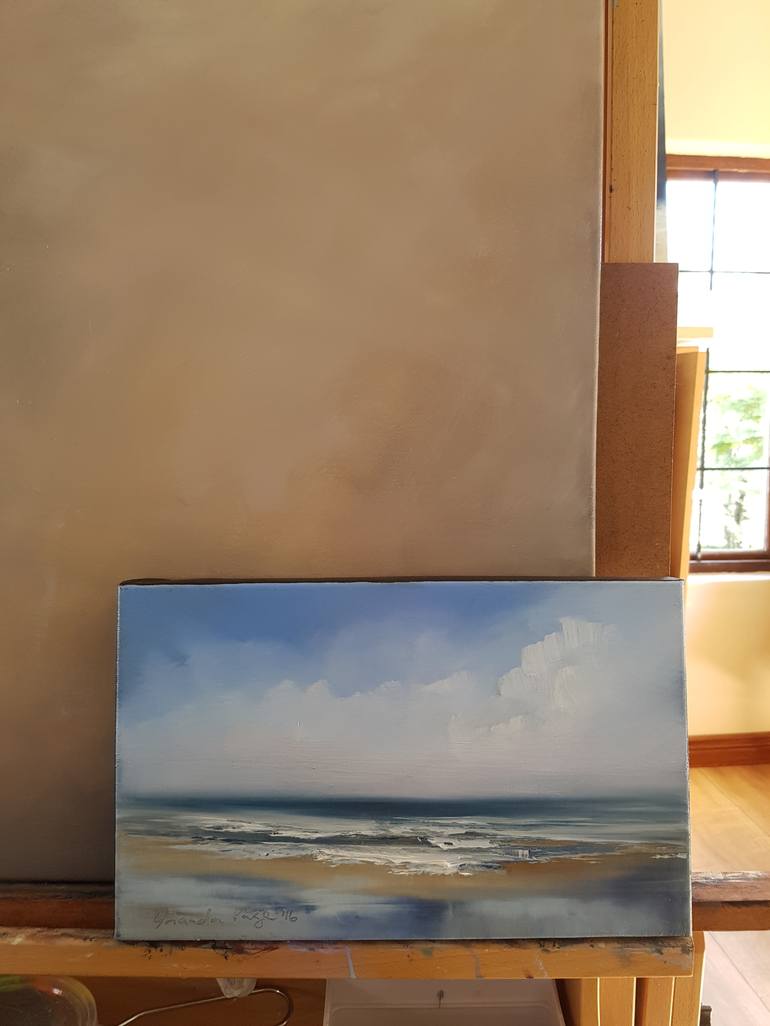 Original Expressionism Seascape Painting by Inanda Page