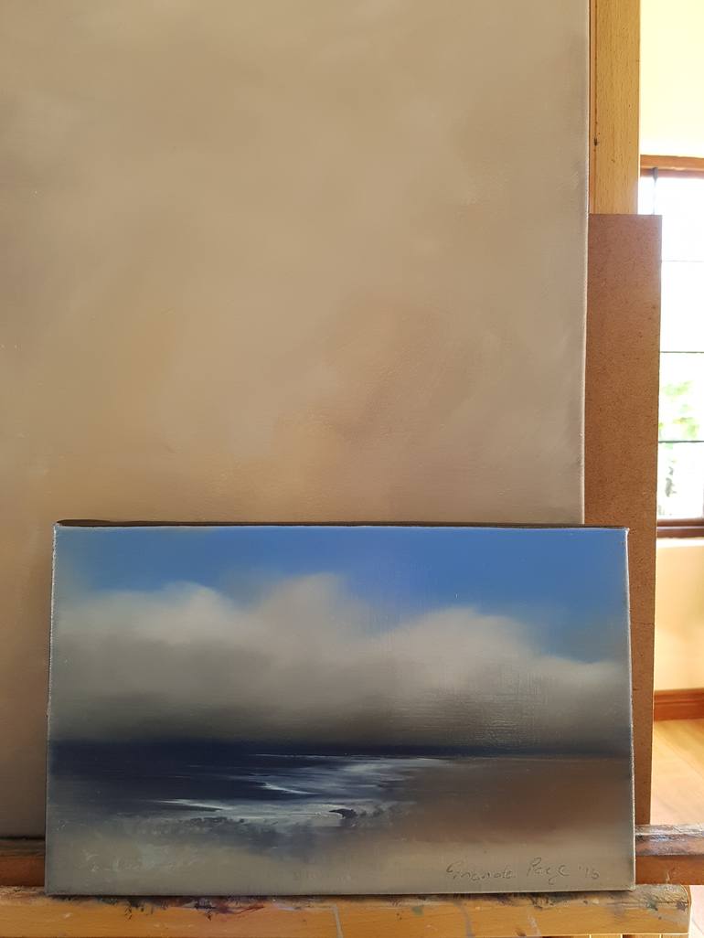 Original Expressionism Seascape Painting by Inanda Page