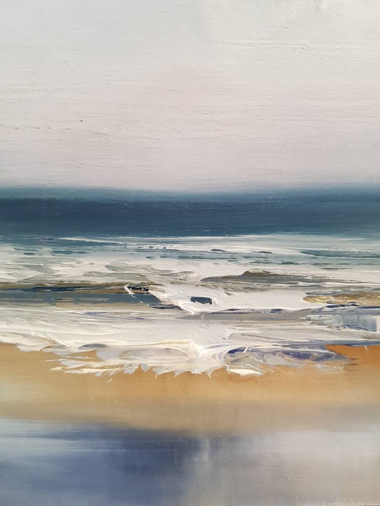 Original Expressionism Seascape Painting by Inanda Page