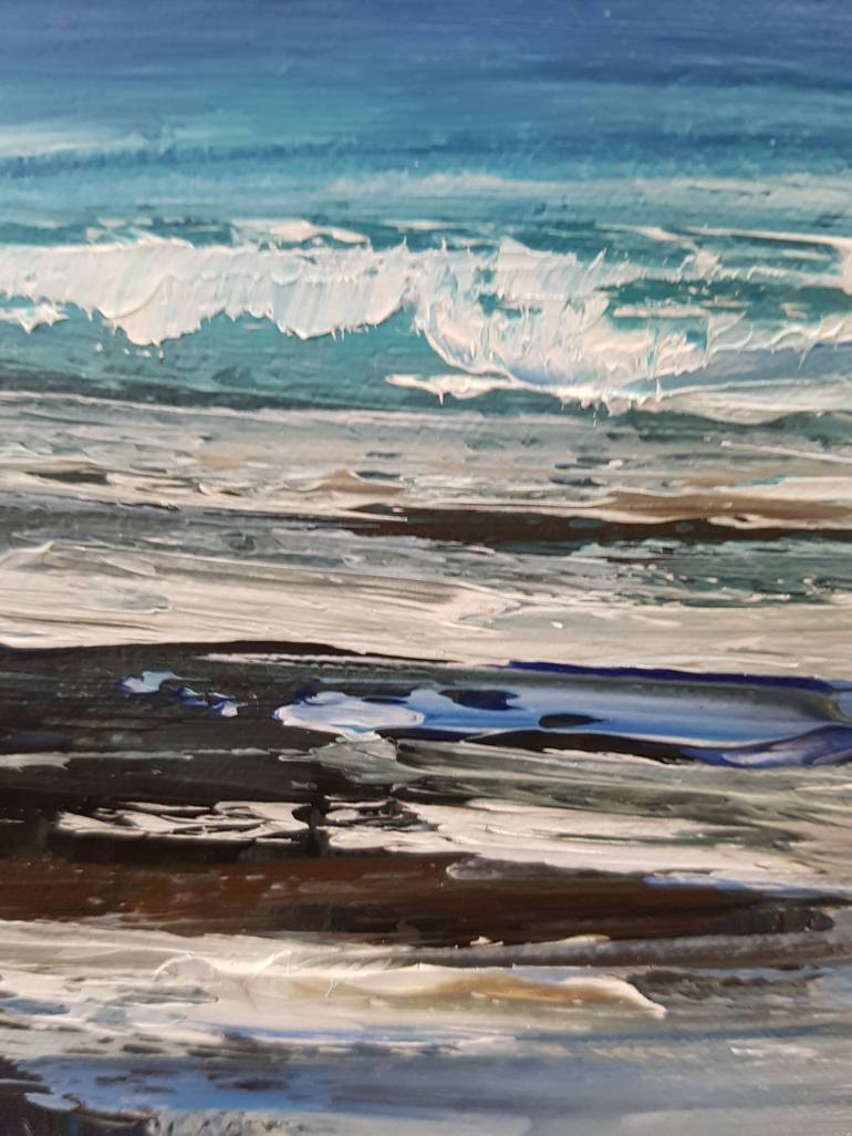 Original Fine Art Seascape Painting by Inanda Page