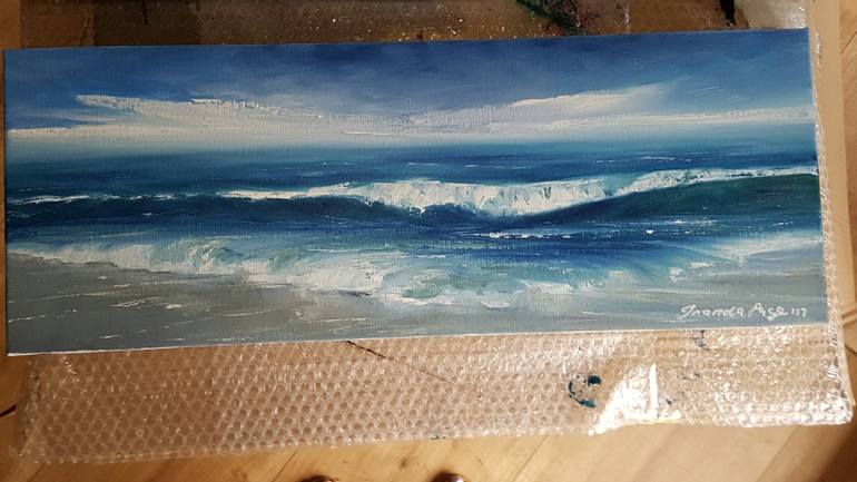 Original Fine Art Seascape Painting by Inanda Page