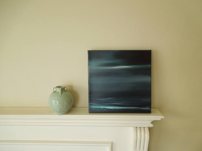 Original Abstract Seascape Painting by Inanda Page