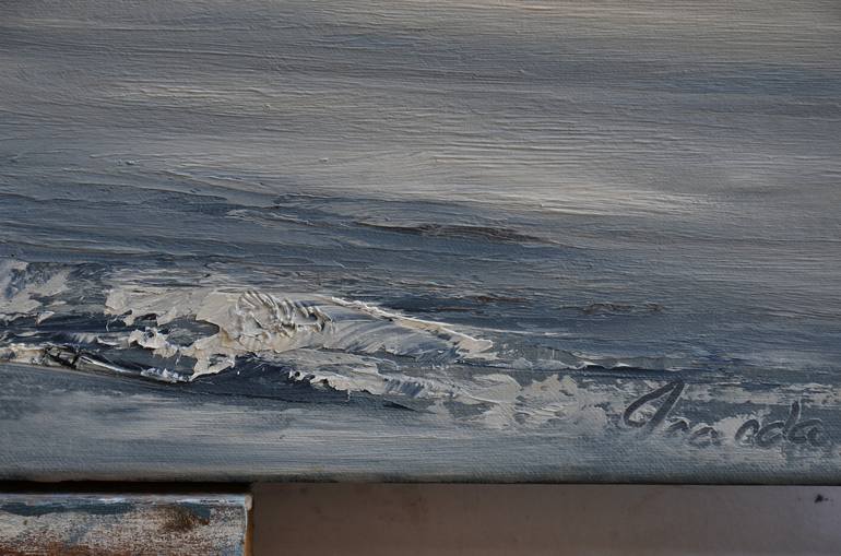 Original Expressionism Seascape Painting by Inanda Page