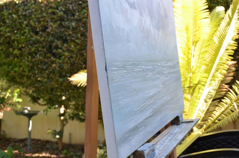 Original Abstract Expressionism Seascape Painting by Inanda Page