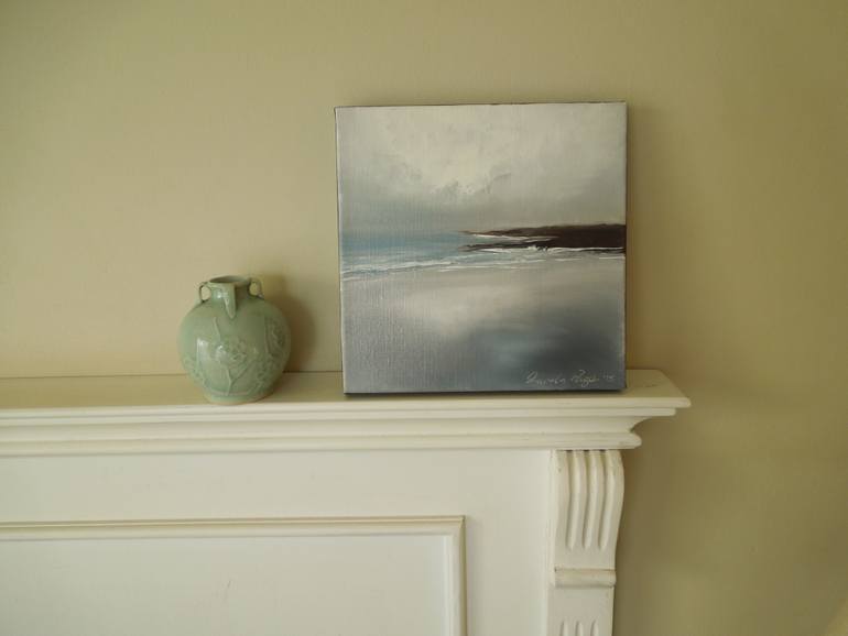 Original Impressionism Beach Painting by Inanda Page