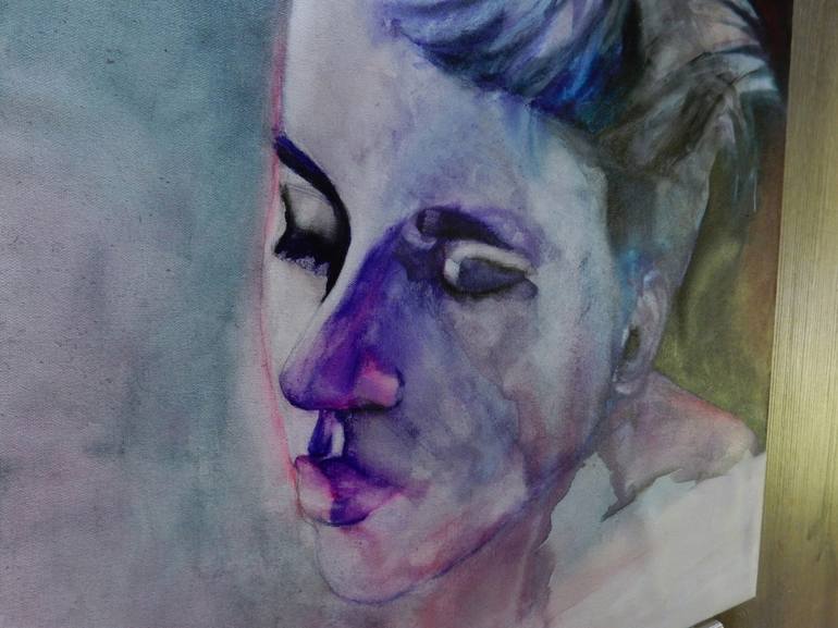 Original Portrait Painting by Inanda Page
