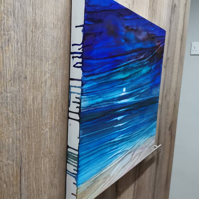 Original Impressionism Seascape Painting by Inanda Page