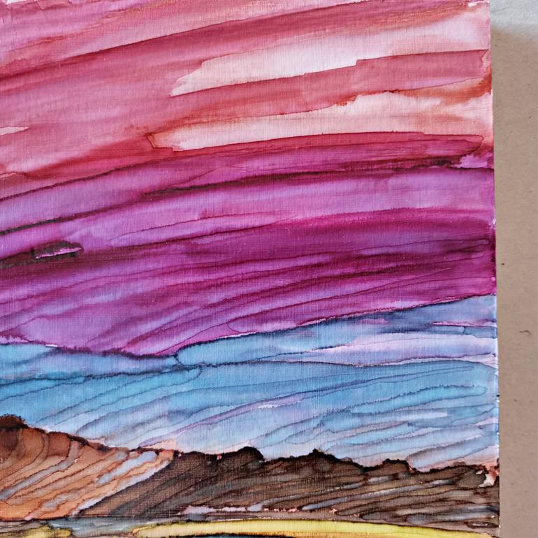 Original Impressionism Landscape Painting by Inanda Page