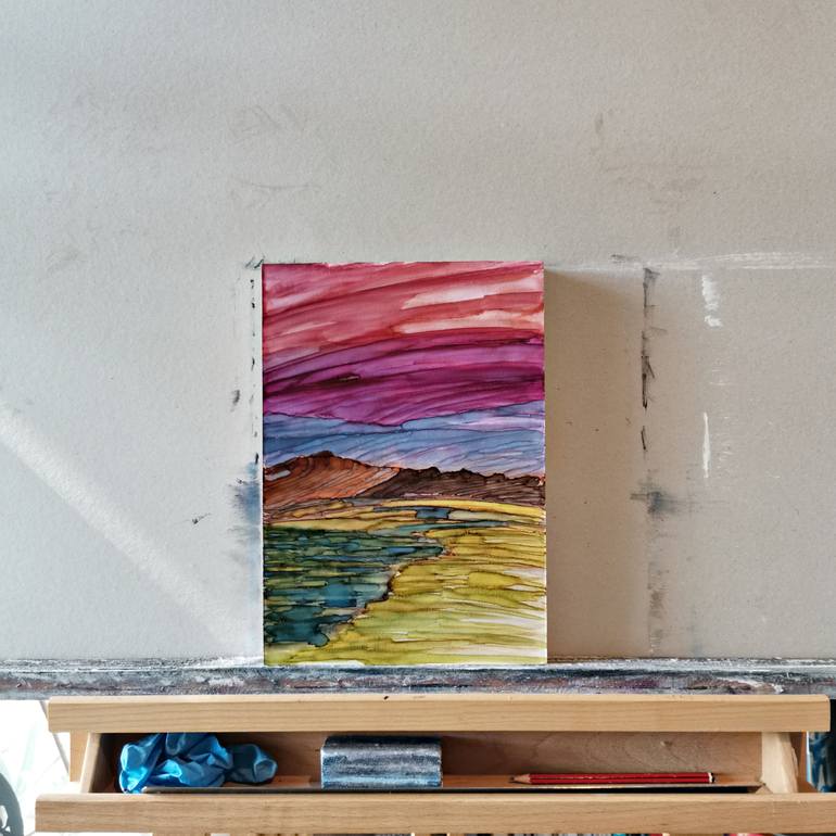Original Impressionism Landscape Painting by Inanda Page