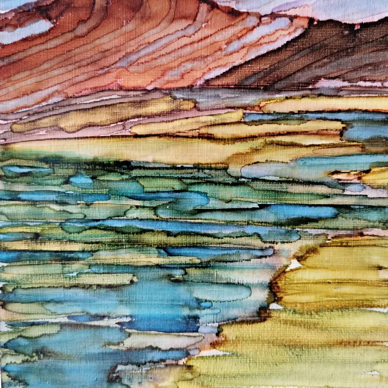 Original Impressionism Landscape Painting by Inanda Page