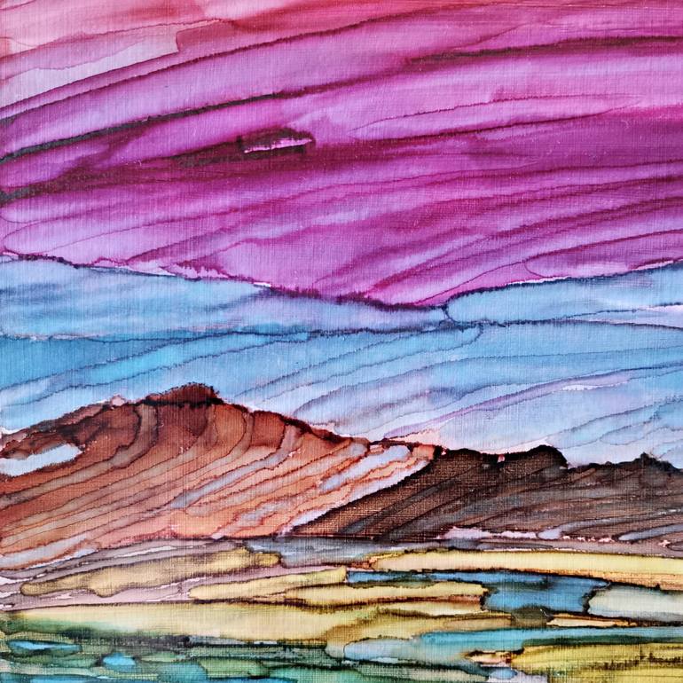 Original Impressionism Landscape Painting by Inanda Page