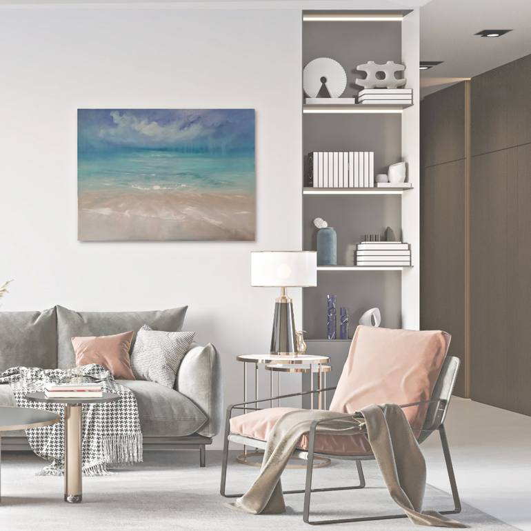 Original Fine Art Seascape Painting by Inanda Page