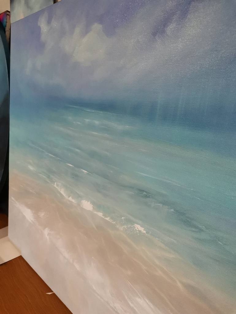 Original Fine Art Seascape Painting by Inanda Page