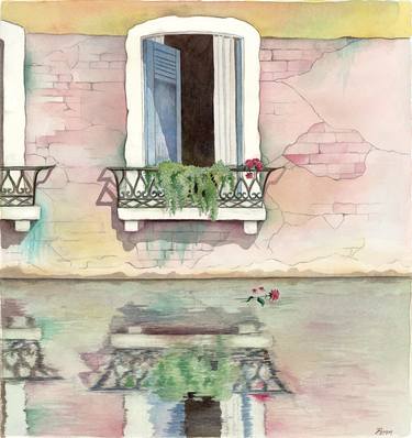 Original Architecture Paintings by Pomm's Studio