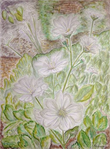 Original Fine Art Floral Paintings by E-L Cartwright