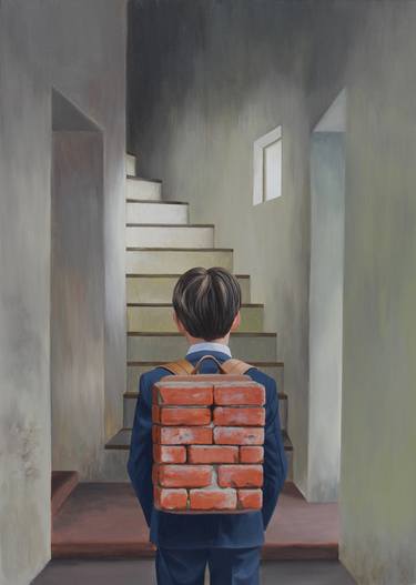 Original Contemporary Children Paintings by Matthias Kreher