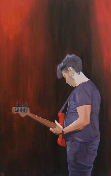 Original Figurative Music Paintings by Matthias Kreher