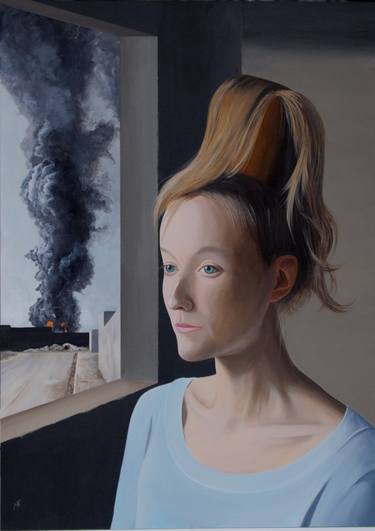 Original Figurative Portrait Paintings by Matthias Kreher