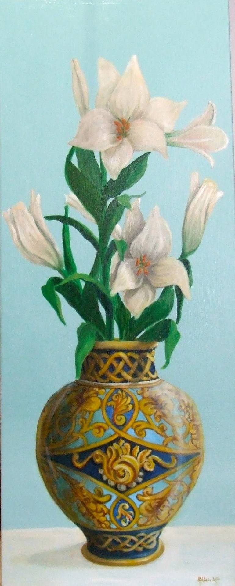 siciian vase Painting by rob Pec | Saatchi Art