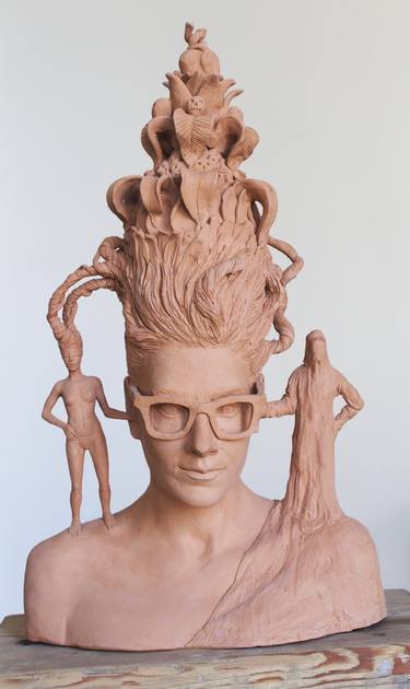 Original Surrealism Culture Sculpture by Mr Mosca