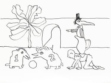 Original Animal Drawings by Johan Meijerink