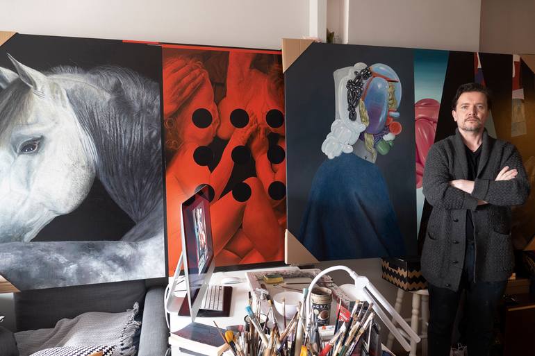 Original Conceptual Animal Painting by Patryk Kuleta ᵗʳʸⁿᶦᵈᵃᵈᵃ ᴾᴷ