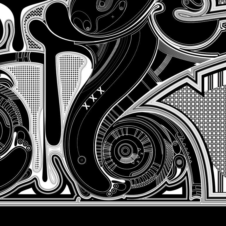 Original Art Deco Patterns Mixed Media by Patryk Kuleta ᵗʳʸⁿᶦᵈᵃᵈᵃ ᴾᴷ