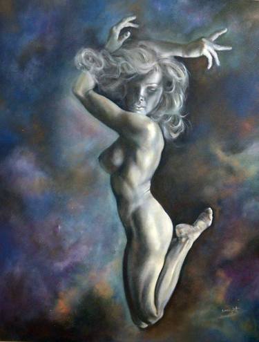 Original Figurative Nude Paintings by Sandra Wright