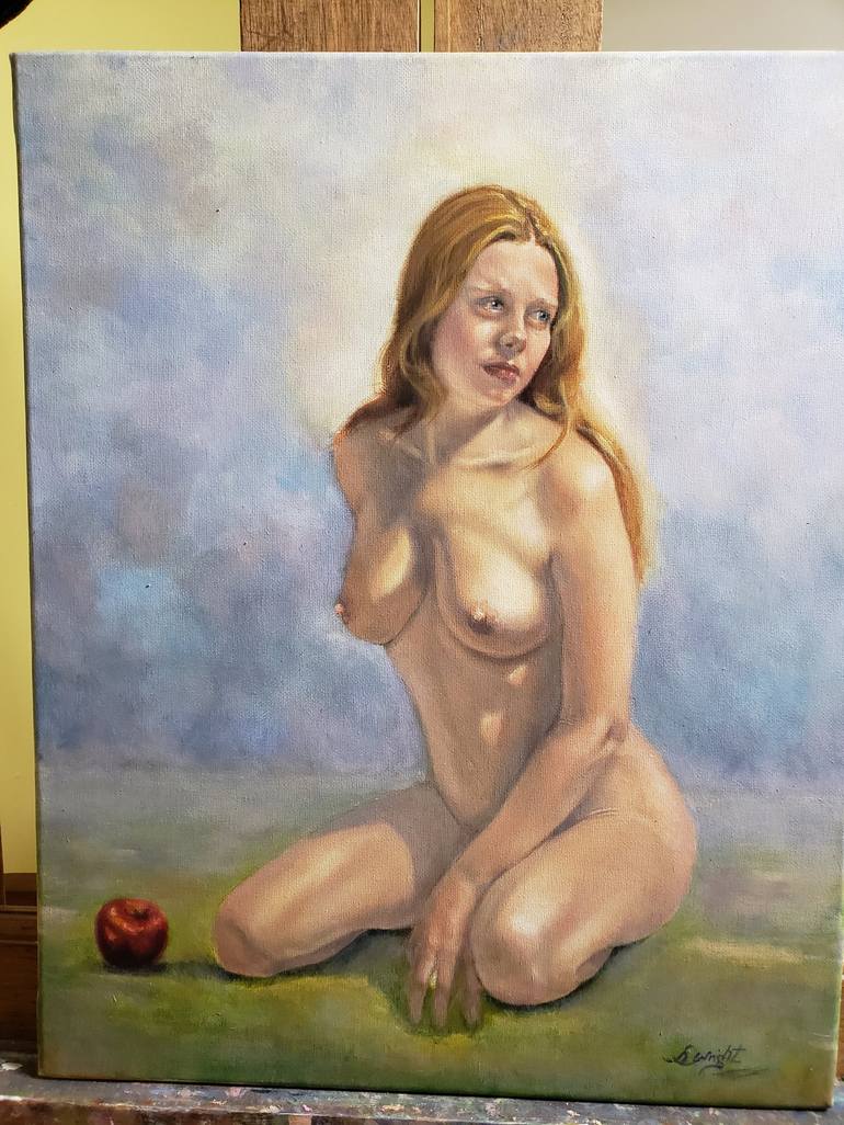 Original Nude Painting by Sandra Wright