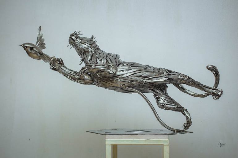 Original Conceptual Animal Sculpture by Abinoro Akporode Collins