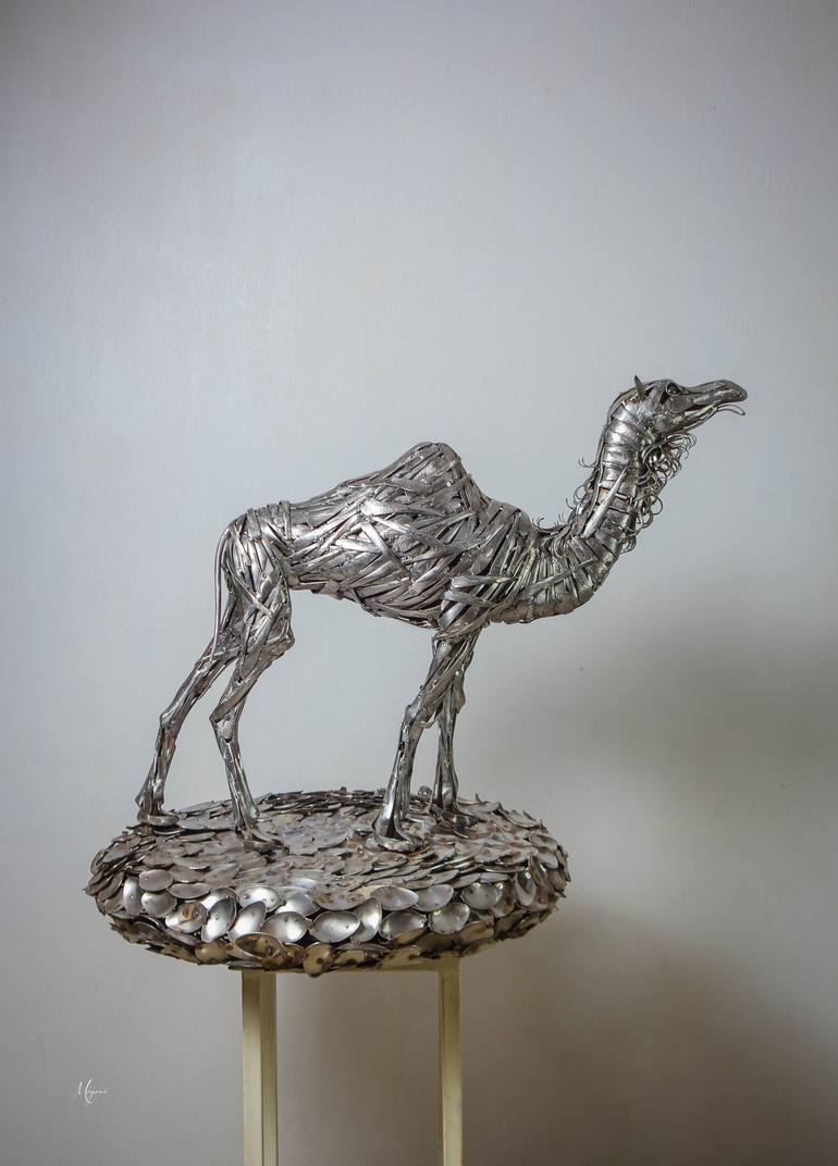 Original Animal Sculpture by Abinoro Akporode Collins