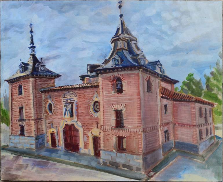 Original Fauvism Architecture Paintings by Charlotte Lemaigre Dubreuil