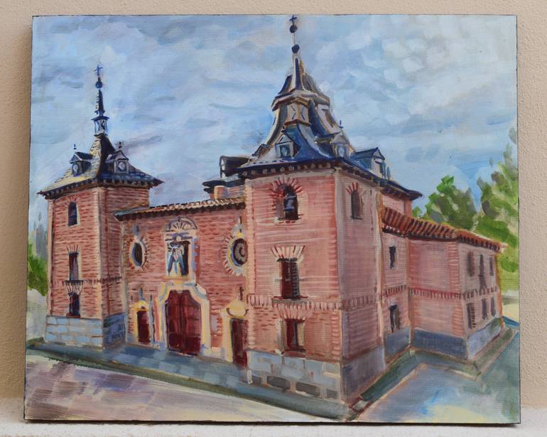 Original Fauvism Architecture Painting by Charlotte Lemaigre Dubreuil