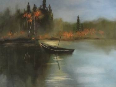 Original Photorealism Boat Paintings by M R Sugumaran Nair