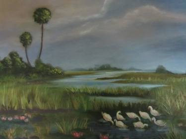 Original Realism Landscape Paintings by M R Sugumaran Nair