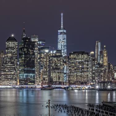 New York City Skyline at Night 1R thumb