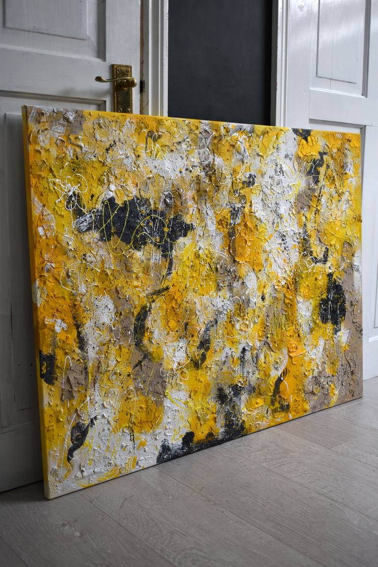 Original Abstract Painting by Samuel Deacon