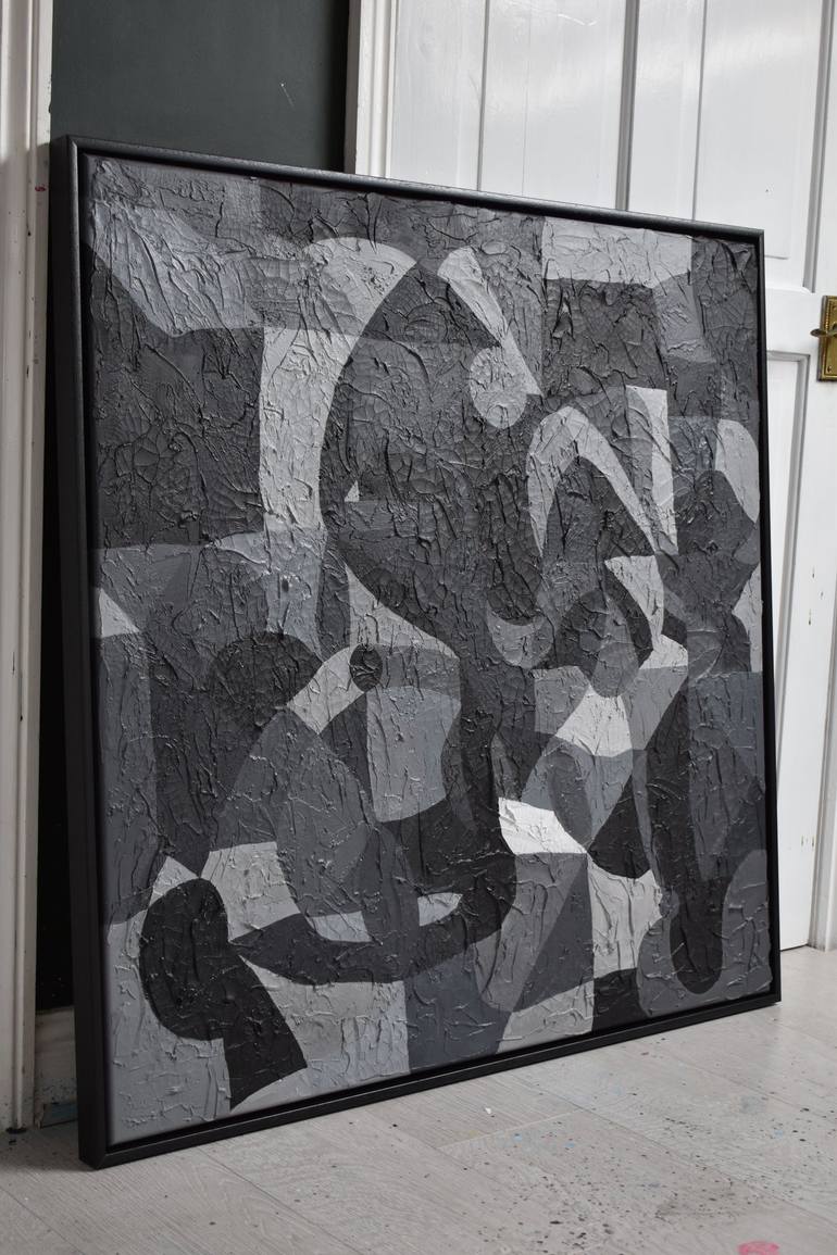 Original Futurism Abstract Painting by Samuel Deacon