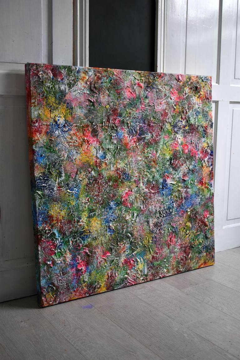 Original Abstract Expressionism Abstract Painting by Samuel Deacon