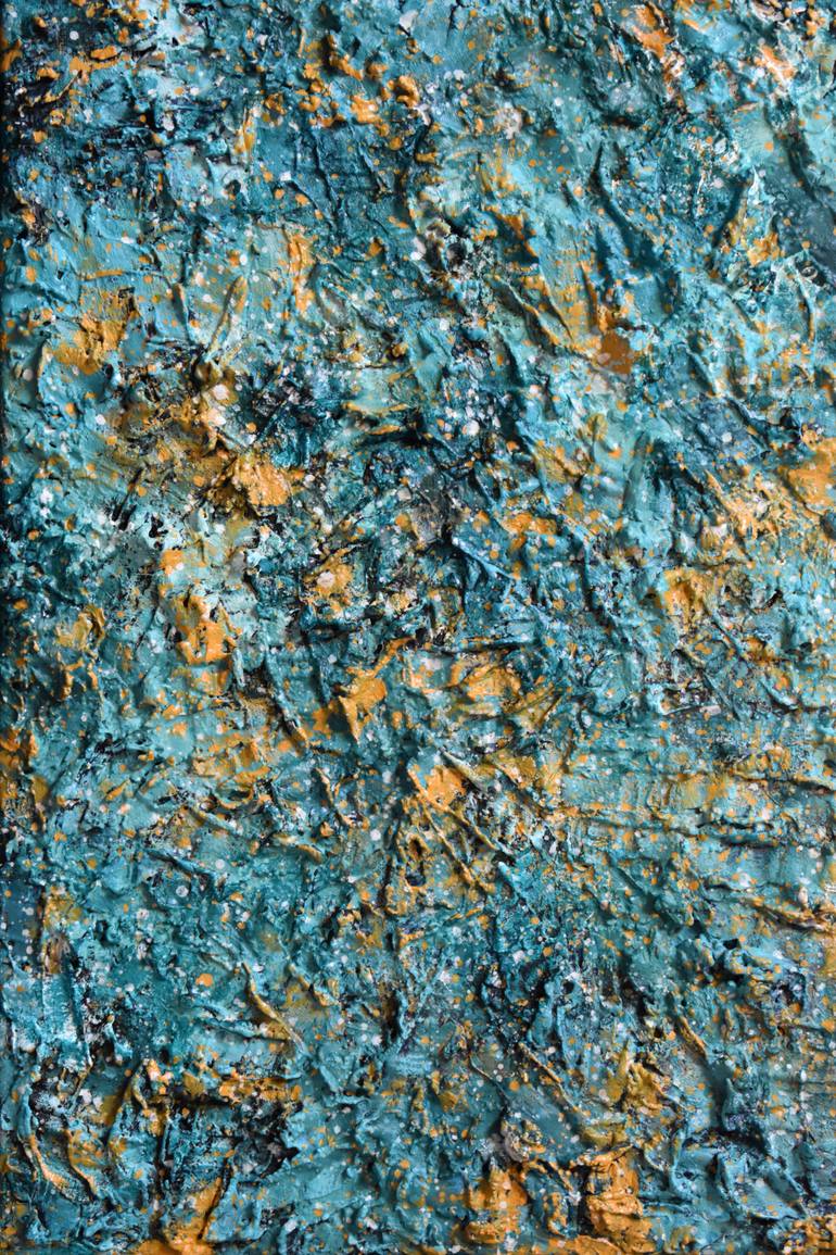 Original Abstract Painting by Samuel Deacon