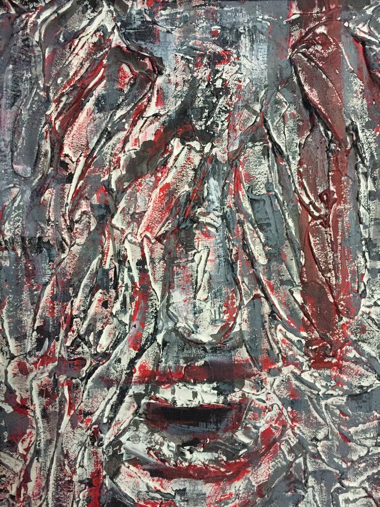 Original Abstract Expressionism Abstract Painting by Samuel Deacon