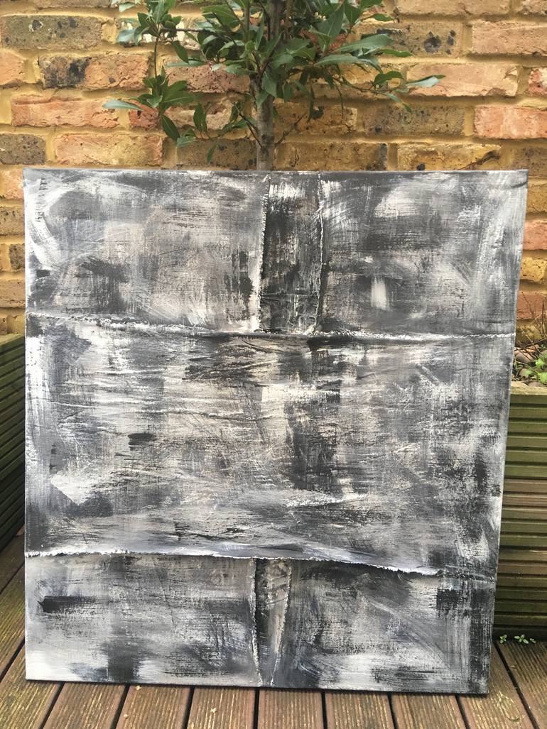 Original Modernism Abstract Painting by Samuel Deacon