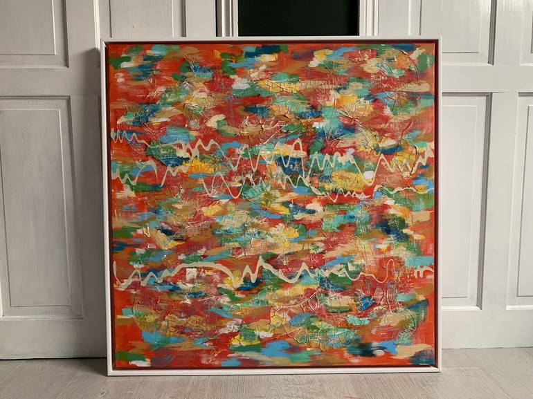 Original Abstract Painting by Samuel Deacon